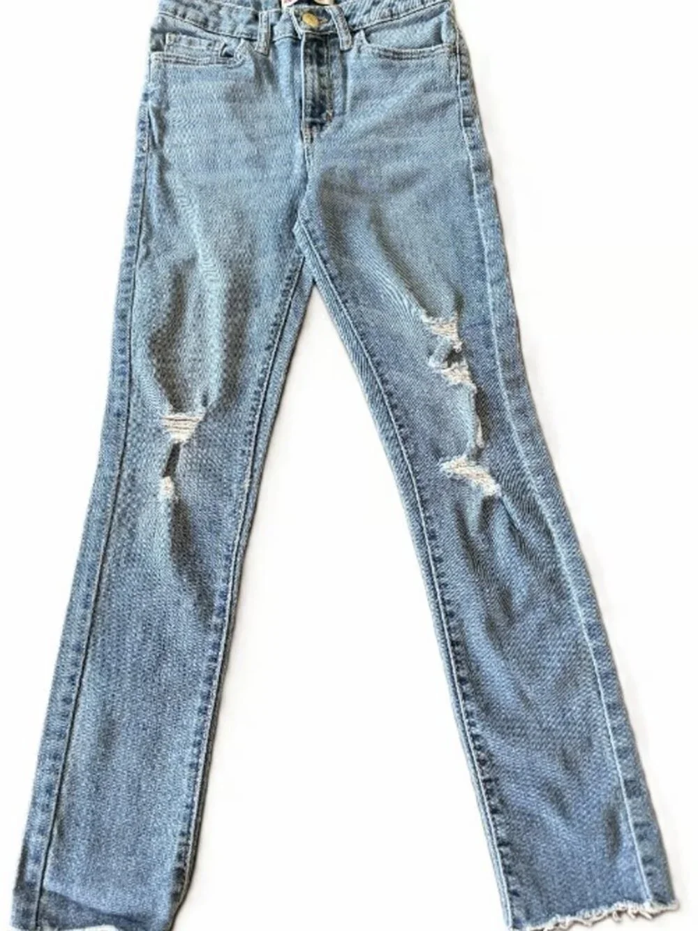 Levi's Girls 720 High Rise Super Skinny Jeans Size 8 Regular Medium Wash